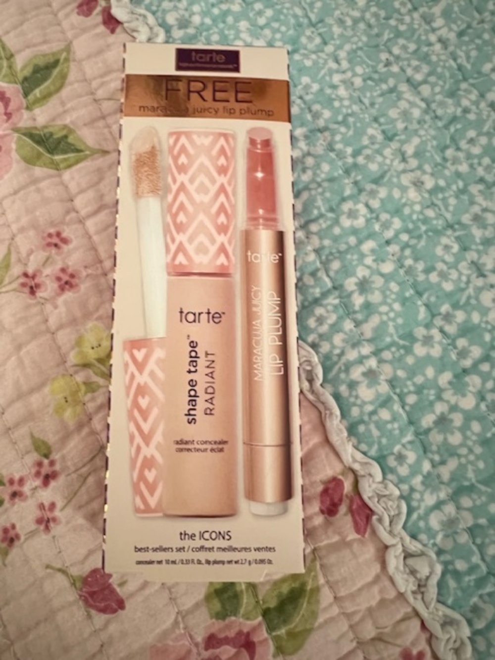 TARTE Shape Tape Radiant Concealer 20B & Rosebud Maracuja Juicy Plump - NIB